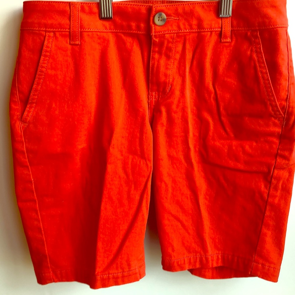 A.N.A. Orange Bermuda Shorts Size 2
